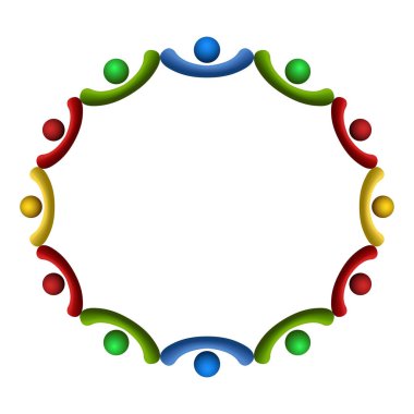 İzole ekip çalışması logosu