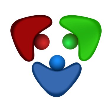 İzole ekip çalışması logosu