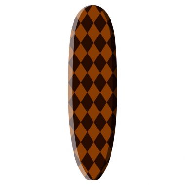 İzole Surfboard illüstrasyon