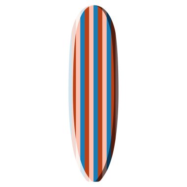 İzole Surfboard illüstrasyon