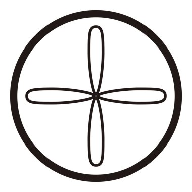 İzole ekmek simgesi