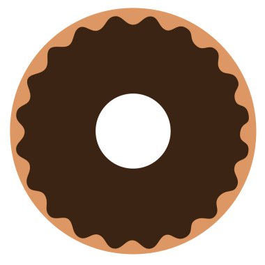 İzole edilmiş çörek simgesi