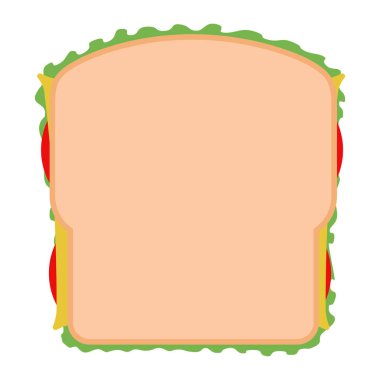 İzole edilmiş sandviç simgesi