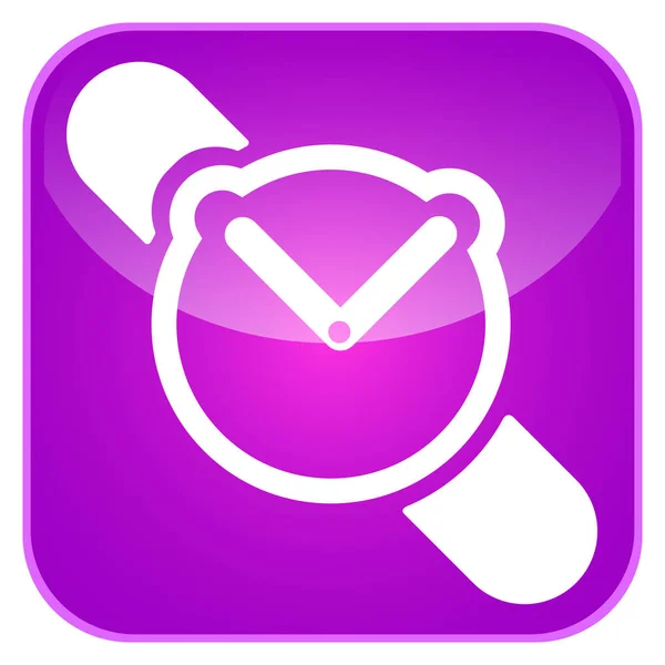 Icono de aplicación de alarma — Vector de stock