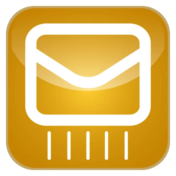 Ταχυδρομείο app εικονίδιο — Διανυσματικό Αρχείο
