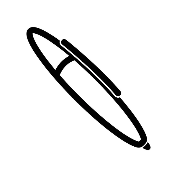 İzole edilmiş kalem simgesi — Stok Vektör