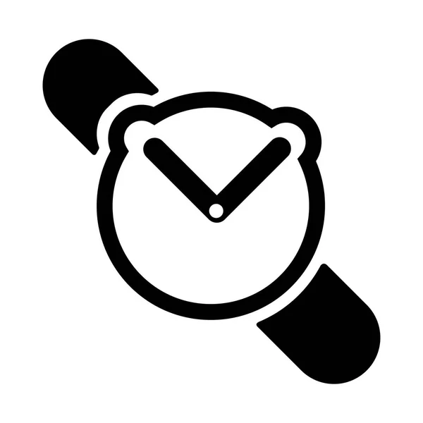 Icono de reloj aislado — Archivo Imágenes Vectoriales