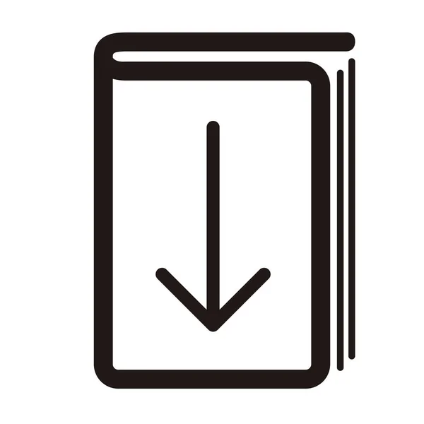 E-libro descarga diseño gráfico — Vector de stock