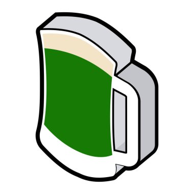 bir bira bardağı 3 boyutlu model