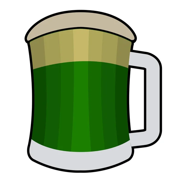 Isolated beer mug — Stock Vector