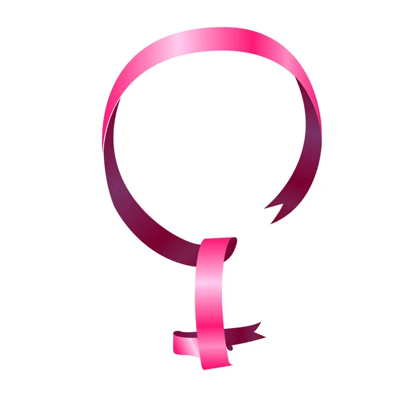 Female gender symbol — Stock Vector