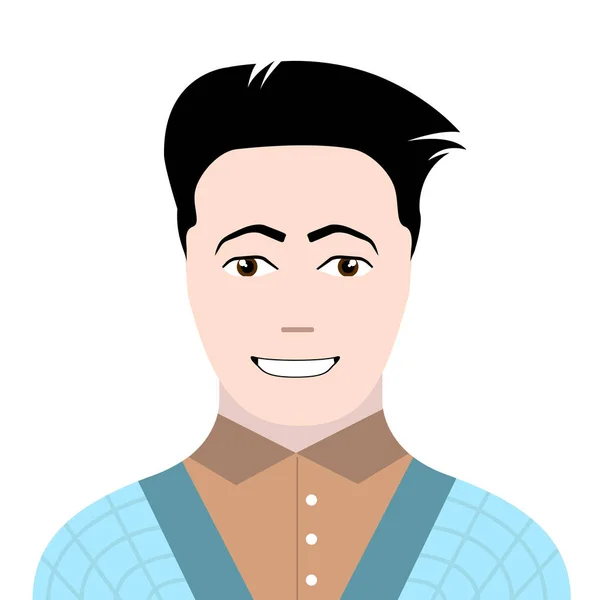 Hipster avatar imagen — Vector de stock