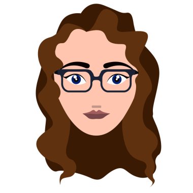 Kadın hipster avatar