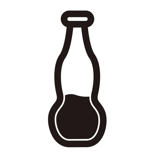 Icône bouteille de soda — Image vectorielle