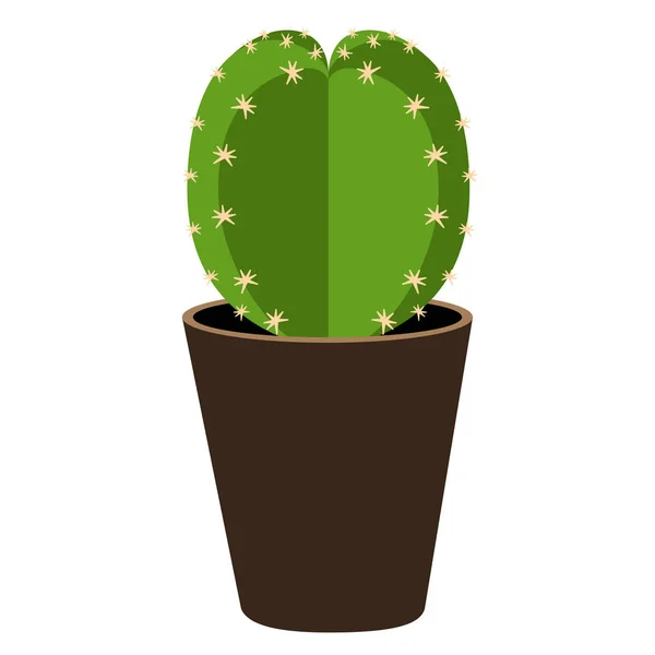 Icône de cactus mignon — Image vectorielle