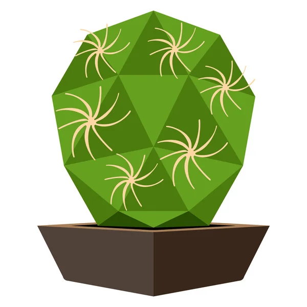 Lindo icono de cactus — Vector de stock