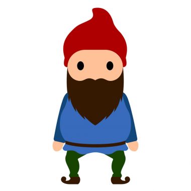İzole gnome simgesi