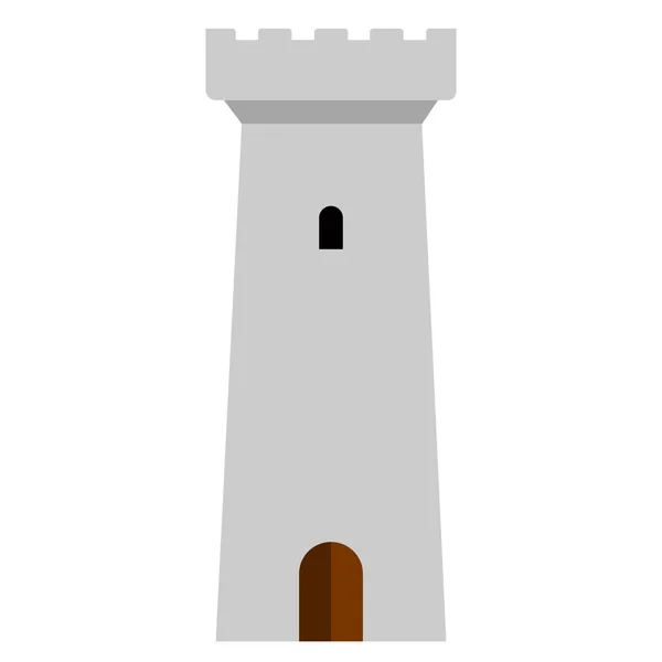 Geïsoleerde toren pictogram — Stockvector