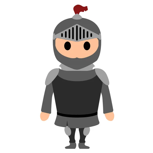 Soldier with armor — Stock Vector