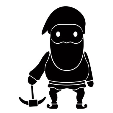 İzole gnome simgesi