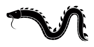 Şirin ejderha izole