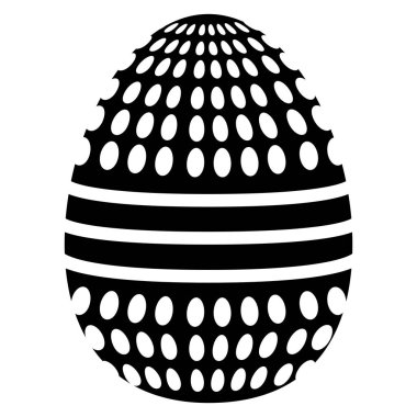 Paskalya yumurtası siluet