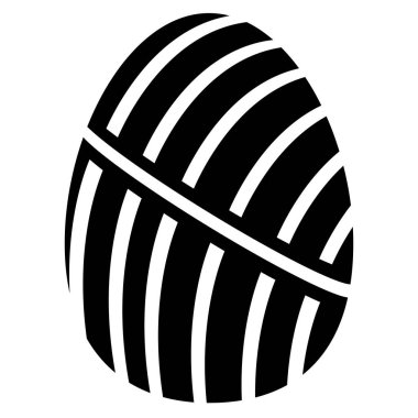 Paskalya yumurtası siluet