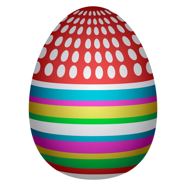 Isolated easter egg — Stock Vector