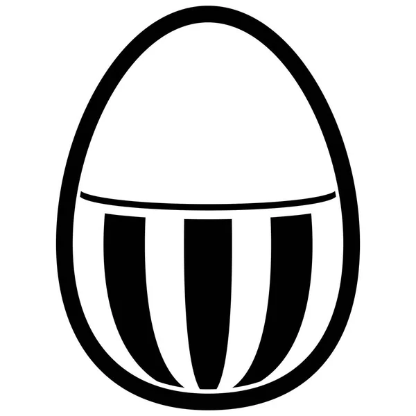 Húsvéti tojás ikon — Stock Vector