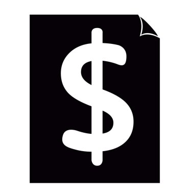 Kağıt para simgesi olan