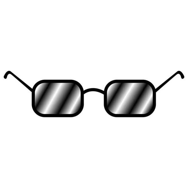 Icono de gafas de sol aisladas — Vector de stock