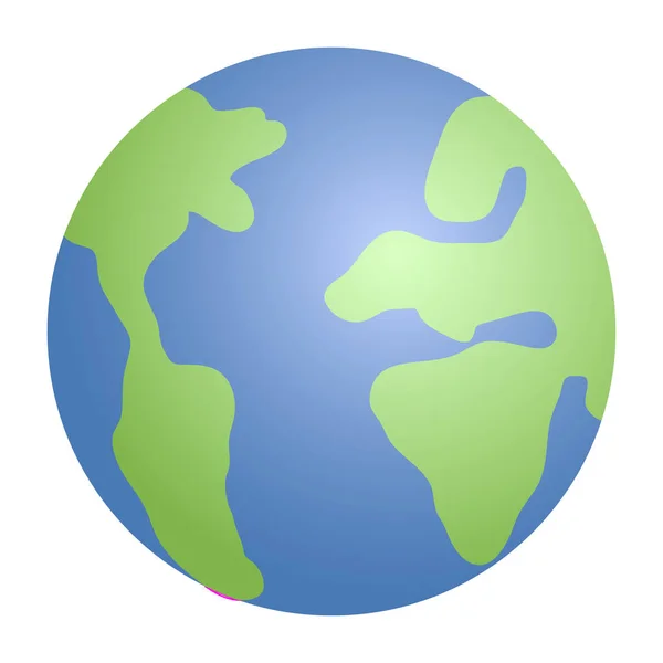 Planète terre icône — Image vectorielle