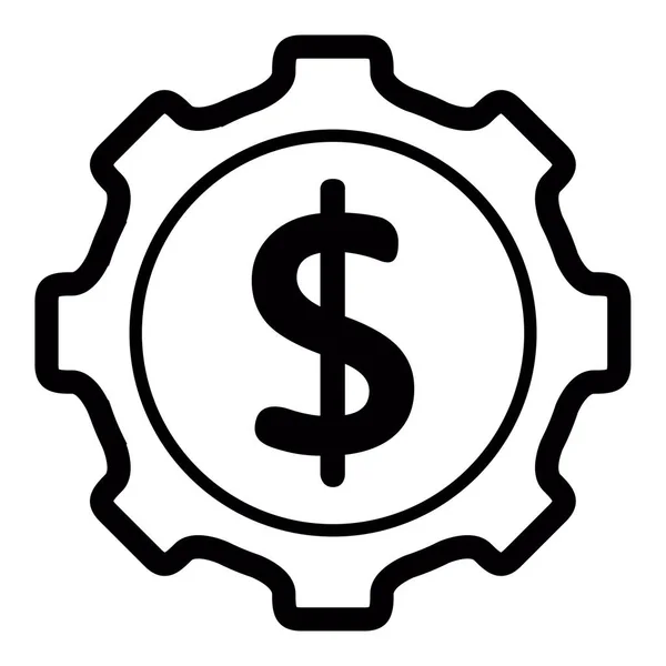 Redskap med med symbolen för pengar — Stock vektor