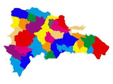 Dominik Cumhuriyeti siyasi Haritası
