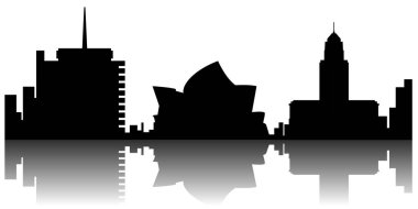 Sydney cityscape siluet