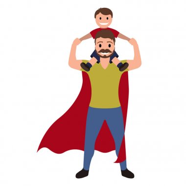 Süper baba çizgi film karakteri