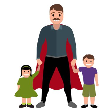 Süper baba çizgi film karakteri