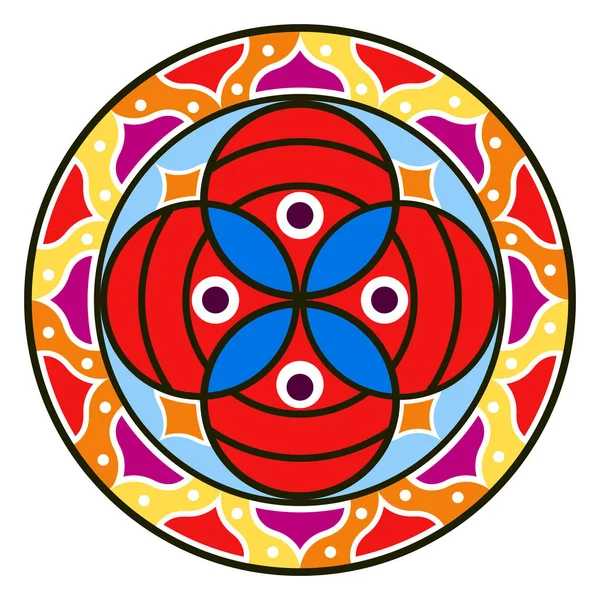 Dekoratives Vintage Mandala — Stockvektor