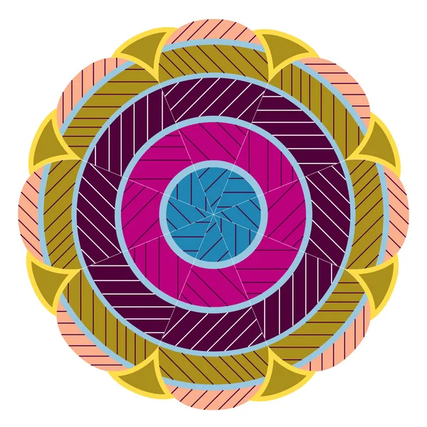 Mandala vintage decorativo — Archivo Imágenes Vectoriales