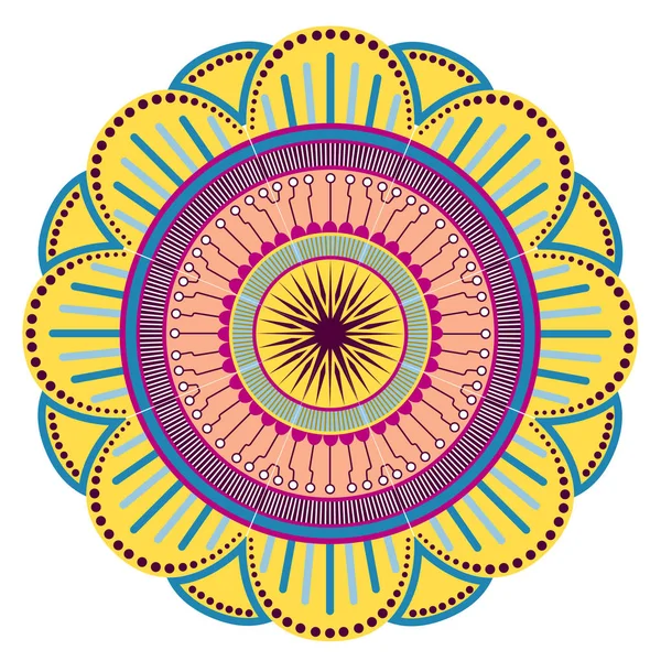 Mandala vintage decorativo — Archivo Imágenes Vectoriales