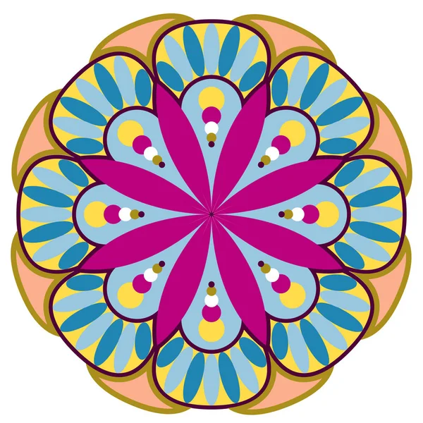 Mandala vintage decorativo — Archivo Imágenes Vectoriales