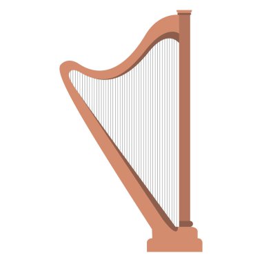 İzole ARP simgesi. Müzik aleti