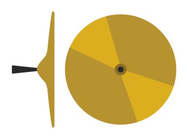 İzole zil simgesini. Müzik aleti