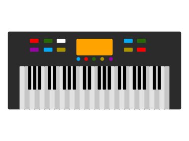 İzole klavye simgesini. Müzik aleti