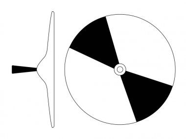 İzole zil simgesini. Müzik aleti