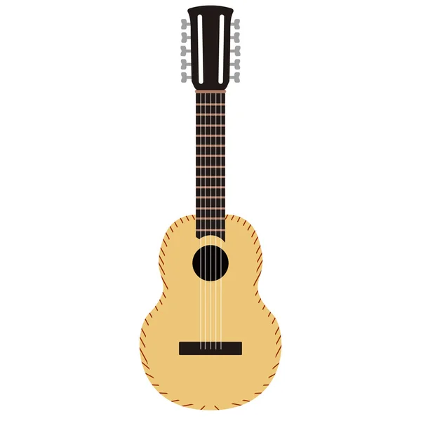 Ikone des Charango. Musikinstrument — Stockvektor