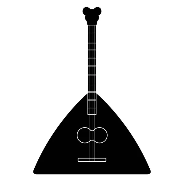 Geïsoleerde balalaika pictogram. Muziekinstrument — Stockvector