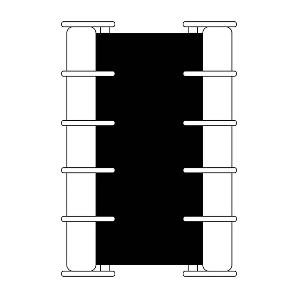 Icono de tambor aislado. Instrumento musical — Archivo Imágenes Vectoriales