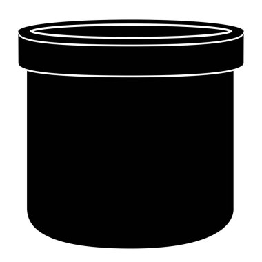 Boş çiçek pot simgesi