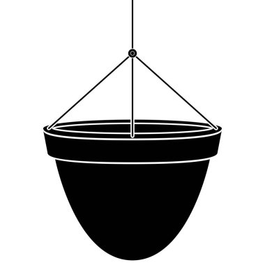 Boş çiçek pot simgesi